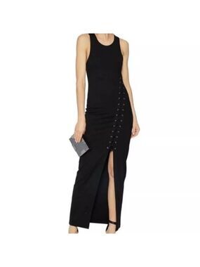 Walter Baker Women's Black Lace Up Sleeveless Misha Dress
